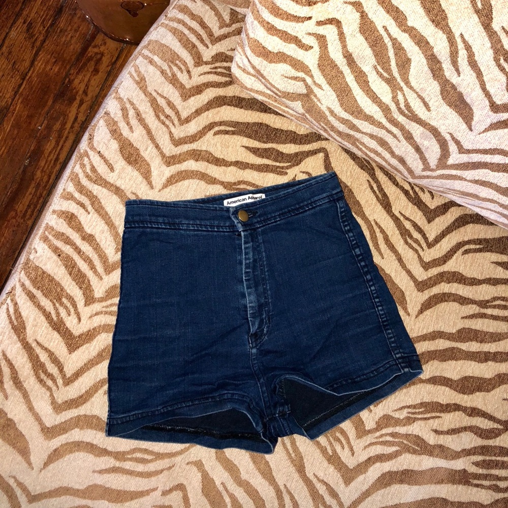 American Apparel Blue Jean Shorts